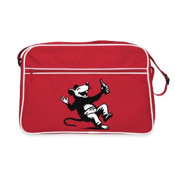 Fêtard - Sac Retro - rouge/blanc - Devant