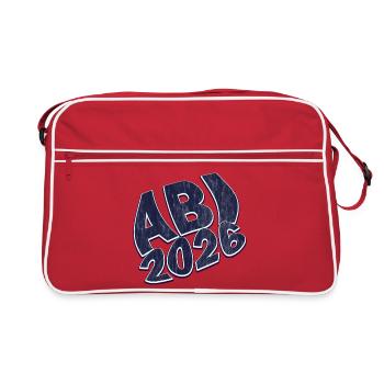 Abitur 2026 - Retro Bag - red/white - Front