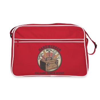Craftsman Honor - Retro Bag - red/white - Front
