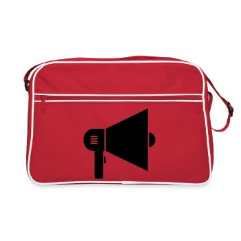 megaphone - Retro Bag - red/white - Front