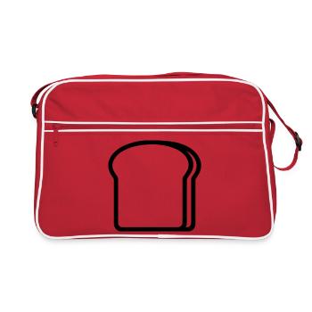 tartine - Sac Retro - rouge/blanc - Devant