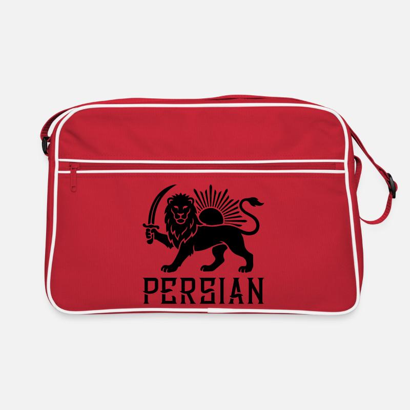 Persischer Löwe Persien Iran Retro Tasche