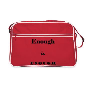 CITATION. MESSAGE. HUMOUR. CITATIONS DRÔLES - Sac Retro - rouge/blanc - Devant