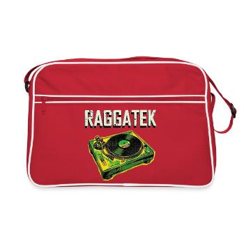 Raggatek Turntable Jamaica - Retro Bag - red/white - Front