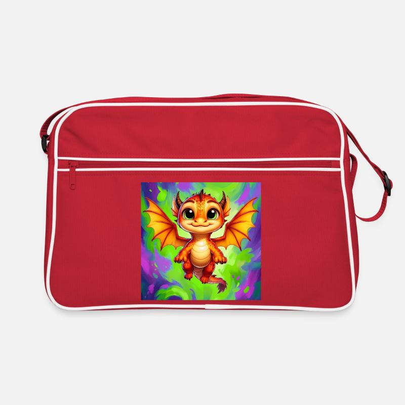 Drache Retro Tasche