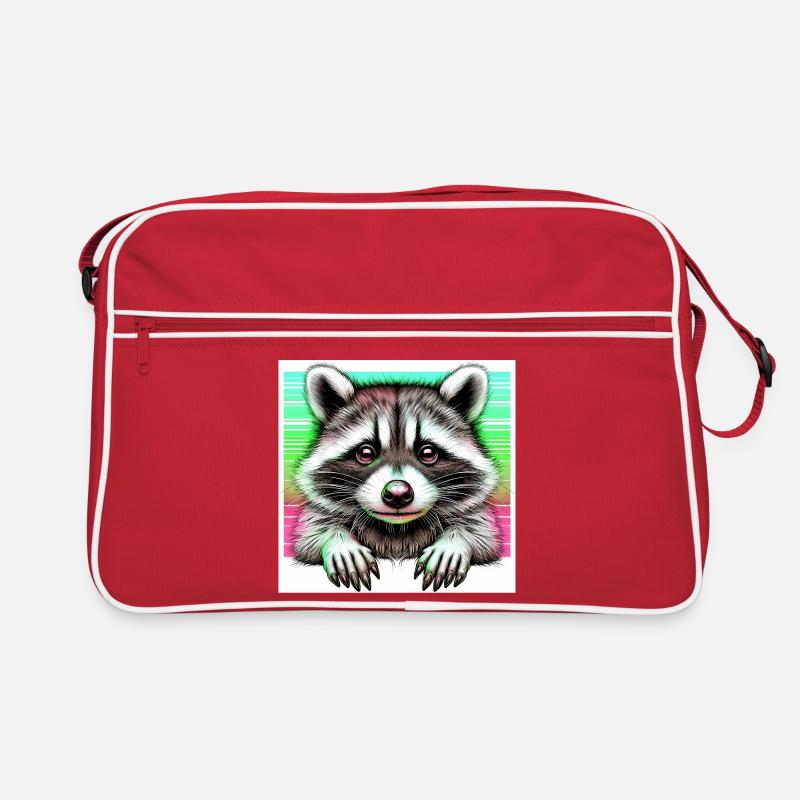 Raccoon Retro Bag
