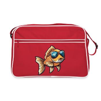 Goldfish Comic Vacation - Retro Bag - red/white - Front