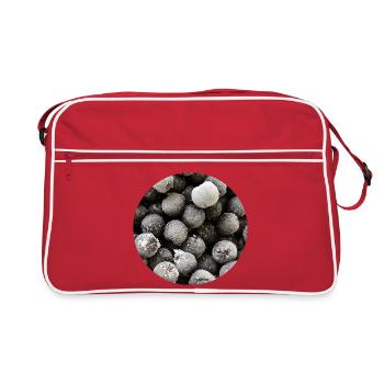 Cercle de baies congelées - Sac Retro - rouge/blanc - Devant