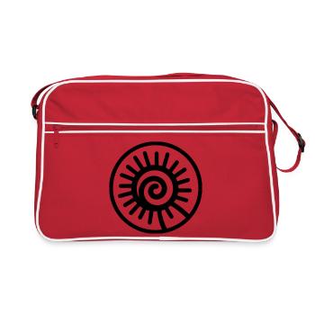 fossile - Sac Retro - rouge/blanc - Devant