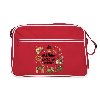 Germany Souvenir - Retro Bag - red/white - Front