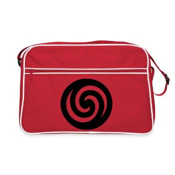 japonaise spirale - Sac Retro - rouge/blanc - Devant