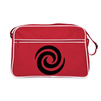 japonaise spirale - Sac Retro - rouge/blanc - Devant