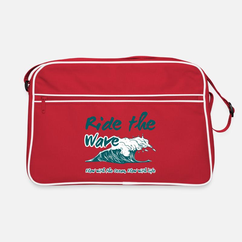 Ride the Wave Ocean Flow Retro Bag