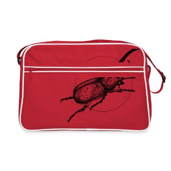 Scarabée - Sac Retro - rouge/blanc - Devant