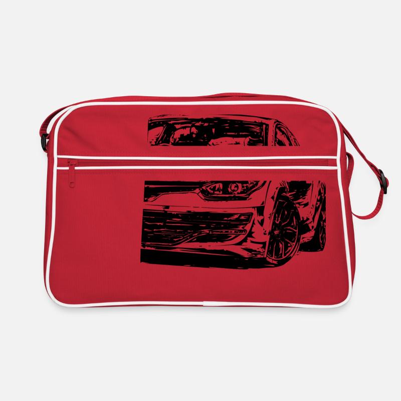 Megane 3 RS - Retro Tasche - Rot/Weiß