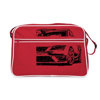 Leon 5F FR Dirty - Retro Bag - red/white - Front