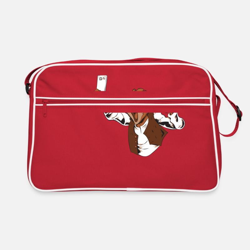 MonoCool - Sac Retro - rouge/blanc