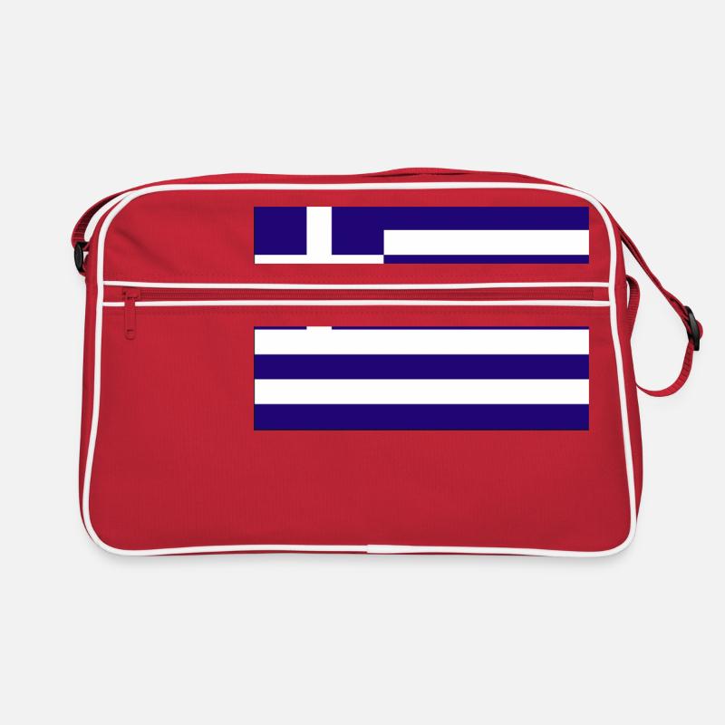 Drapeau du drapeau de la Grèce Sac Retro