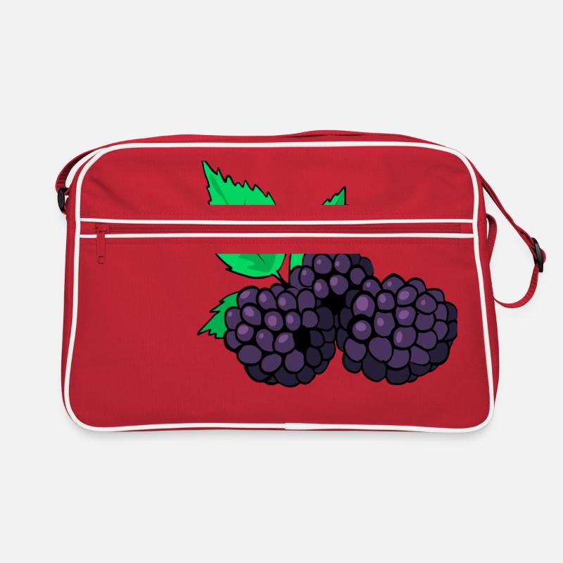 Brombeeren Retro Tasche