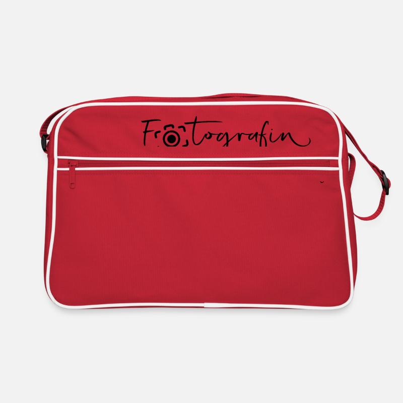 Fotografin mit Herz Retro Tasche