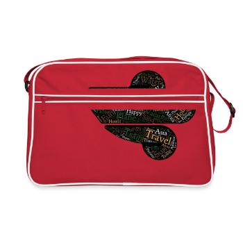 Travel - Travel - Retro Bag - red/white - Front