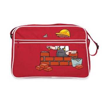 maçon - Sac Retro - rouge/blanc - Devant