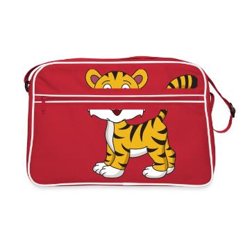 Bébé Tigre - Sac Retro - rouge/blanc - Devant