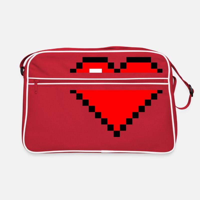 herzpixel Retro Tasche