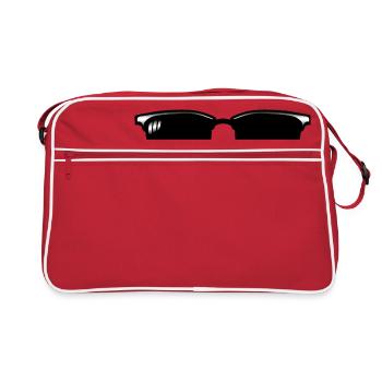 sunglasses featured 1305 w - Retro Bag - red/white - Front
