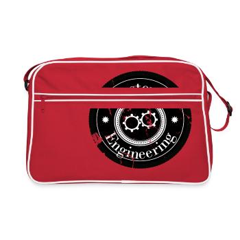 Master of Engineering Logo Patch - Retro Bag - red/white - Front
