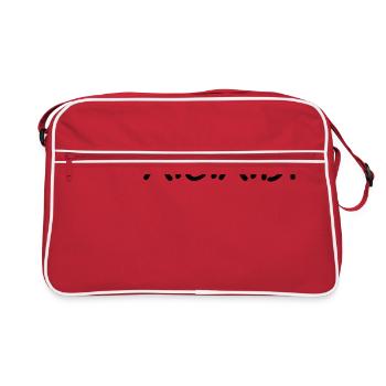 ACAB, loisirs, sports, 1312, police - Sac Retro - rouge/blanc - Devant