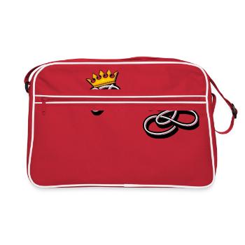 Princesse - Le design princesse - Sac Retro - rouge/blanc - Devant