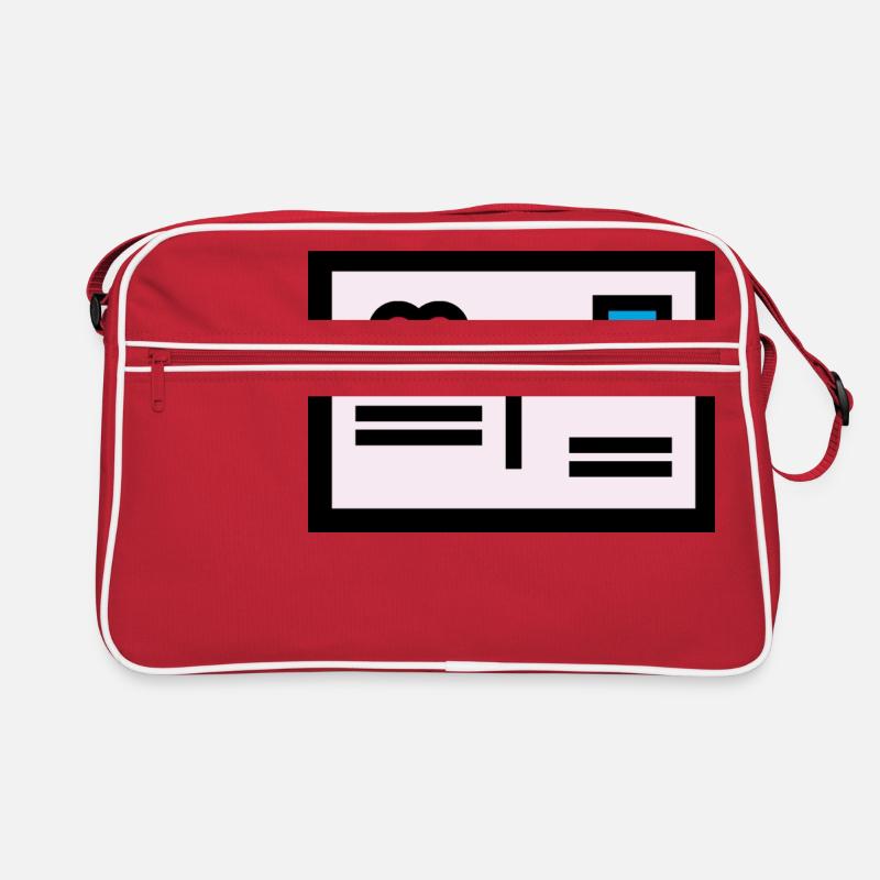Lettre d'amour carte postale pour la Saint-Valentin Sac Retro