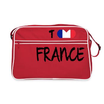 France - Sac Retro - rouge/blanc - Devant