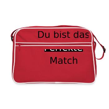Match parfait - Sac Retro - rouge/blanc - Devant