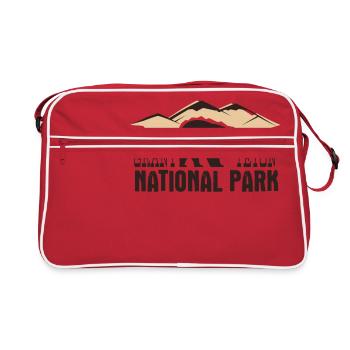Parc national de Grand Teton - Sac Retro - rouge/blanc - Devant
