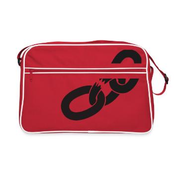 Chain Chainbreak Outbreak - Break the Rules - Retro Bag - red/white - Front