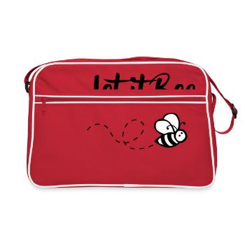 Abeilles - Abeilles - Vol - Let It Bee ! - Sac Retro - rouge/blanc - Devant