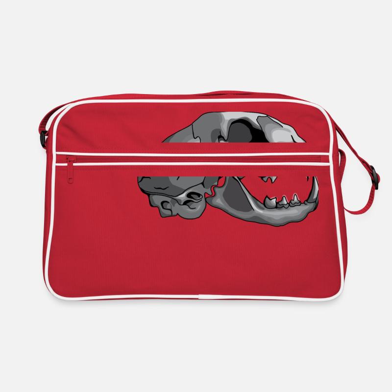 crâne de chat Sac Retro
