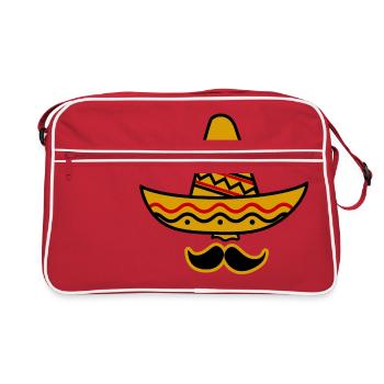 Mexicains - Sac Retro - rouge/blanc - Devant
