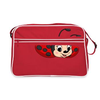lorey.w "petite coccinelle", fille - Sac Retro - rouge/blanc - Devant