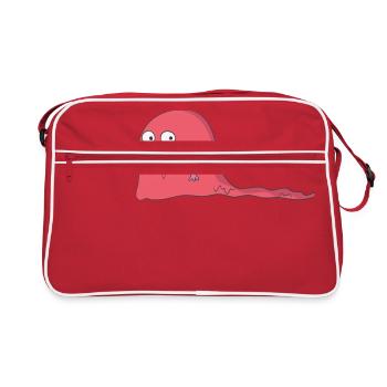 Monstres muqueux - Sac Retro - rouge/blanc - Devant