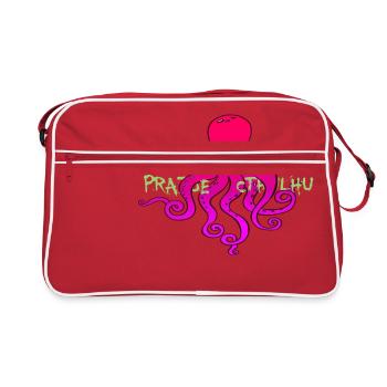 Cthulhu - Retro Bag - red/white - Front
