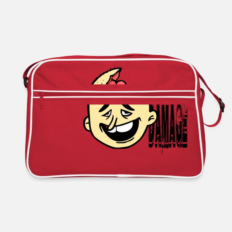 Dumm behindert Idiot Retro Tasche