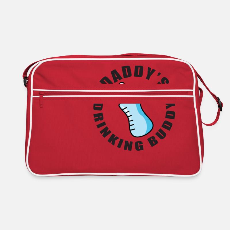 Daddy´s drinking buddy Retro Tasche