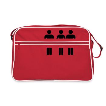 Cuckold Relation - Sac Retro - rouge/blanc - Devant