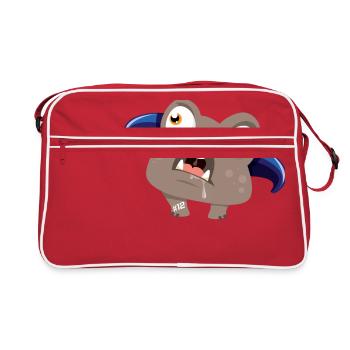 Monstaa Originaals Monster # 12 - Sac Retro - rouge/blanc - Devant