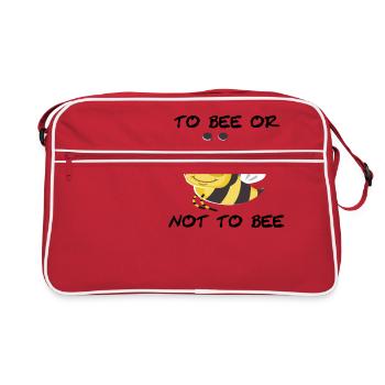 to bee or not to bee - Retro Bag - red/white - Front