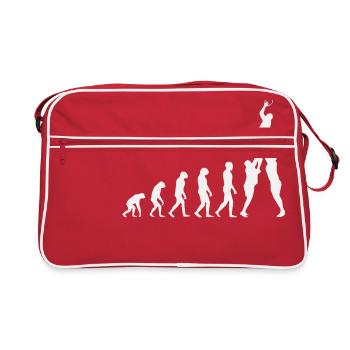 rugby - Retro Bag - red/white - Front