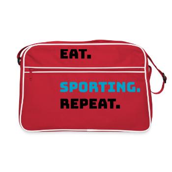 Sportif - Sac Retro - rouge/blanc - Devant